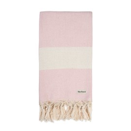 Blue Beach Turkish Towel Diamond -100x180cm Large Turkish Hammam Peshtemal Towel - Super Absorbent, Quick Dry, Lightweight, Compact Towels for Swimming, Bath, Gym, Sauna and Travel (Pink, 1)
