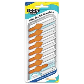 ICON OPTIM Interdental Brush XXXFine Orange (Pack 8)