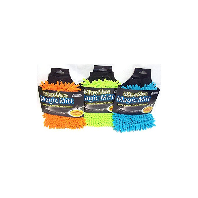 Car Pride Microfibre Magic Mitt - Dusts, Scrubs, Cleans and