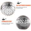 Housoutil Stainless Steel Colander Strainer - Metal Strainer with Large