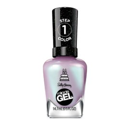 Sally Hansen Miracle Gel Salon Quality Nail Polish | Gel-Like Formula, Two-Step System, No UV Light Needed, Long Lasting | Shimmery | 532 Affairy To Remember | Purple with hints of Blue Nail Polish