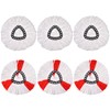 Queta 6 Pcs Spin Replacement Heads Microfibre Mop Refill Head