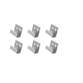 Heavy Duty Wall Hooks Stainless Steel Folding Hook Rope Picture Picture Frame Metal Hooks for Garage Kitchen Cellar Workshop Pack of 6 Inner Distance 15 mm