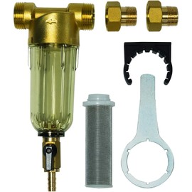 EXPRESS WATER WHP1 Spin Down Sediment Filter, Standard, Bronze