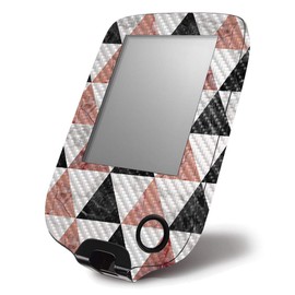 MightySkins Carbon Fiber Skin for Abbott Freestyle Libre 1 & 2 - Marble Pyramids | Protective, Durable Textured Carbon Fiber Finish | Easy to Apply, Remove, and Change Styles | Made in The USA