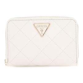 GUESS Eco Carly SLG Medium Zip Around Wallet Stone, stone, Modern