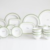 Genuine Syracuse Maple 6-Person Dinnerware Set 22P, Syracuse Maple 6-Person
