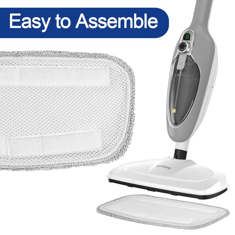 GorFanty 2 Packs Steam Mop Cloth Fits Steam Mop GF-6610