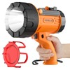 YIERBLUE Rechargeable Spotligh with 1000,000 Lumen LED, Handheld Rechargeable Spotlight