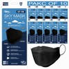 (Pack of 10)[SKY] BLACK KF94 Face Mask, 4-Layer Filters, KF94