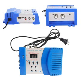 LOCKISH HDMI Modulator RF Modulator, HDMI AV to RF Modulator PAL NTSC Output Plug and Play AV to RF Converter for Home TV Game Console