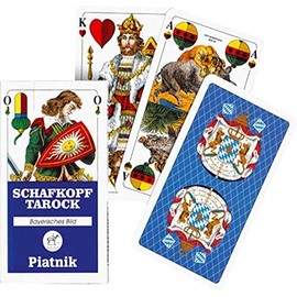 Piatnik 1822 Kartenspiel Schafkopf Tarock, Mehrfarbig