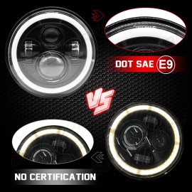 CHUSYYRAY For SUZUKI SV650 Motorcycle 7' inch Projector LED Headlight with Turn Signal DRL