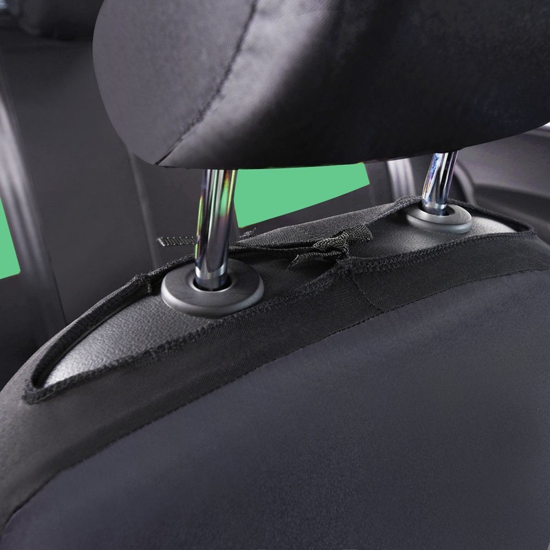 Green Leather & Gaberdine Butterfly Inspiration Car Seat Covers, Universal
