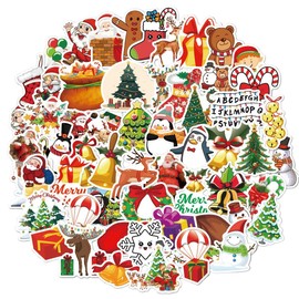 Molang Land Christmas Vintage Sticker Series 50 sheets, 3 types Ponku Dakku Laptop Carrier Helmet Pad ★Option4★ / 몰랑랜드 크리스마스 빈티지 스티커 시리즈 50장 3종 폰꾸 다꾸 노트북 캐리어 헬멧 패드 ★Option4★