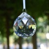 EasyBravo 50mm Clear Crystal Ball Prisms Feng Shui Suncatcher Decorating