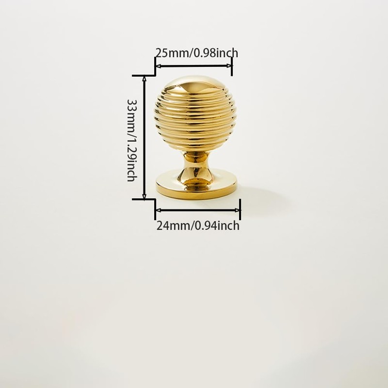 AHQKCRF Gold Kitchen Cabinet Knobs Desk Knobs Decorative Knobs Cute