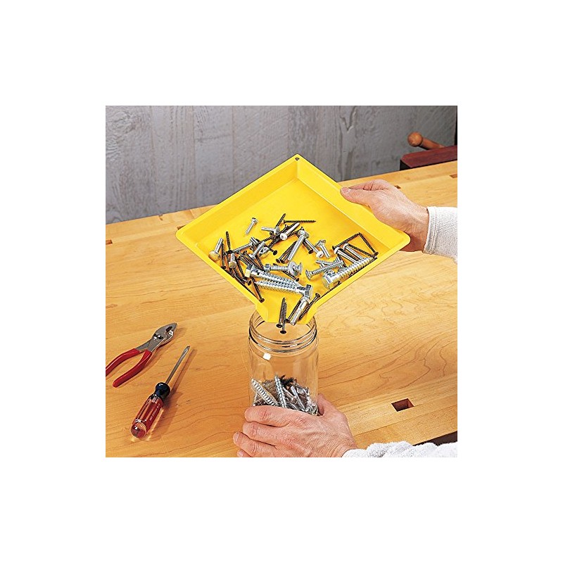 Easy Sorter Funnel Tray - Durable Rectangular Quick Sorting Tray