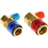 Namvo Pair HVAC 1/4 R134a Hi Low Air Condition Quick