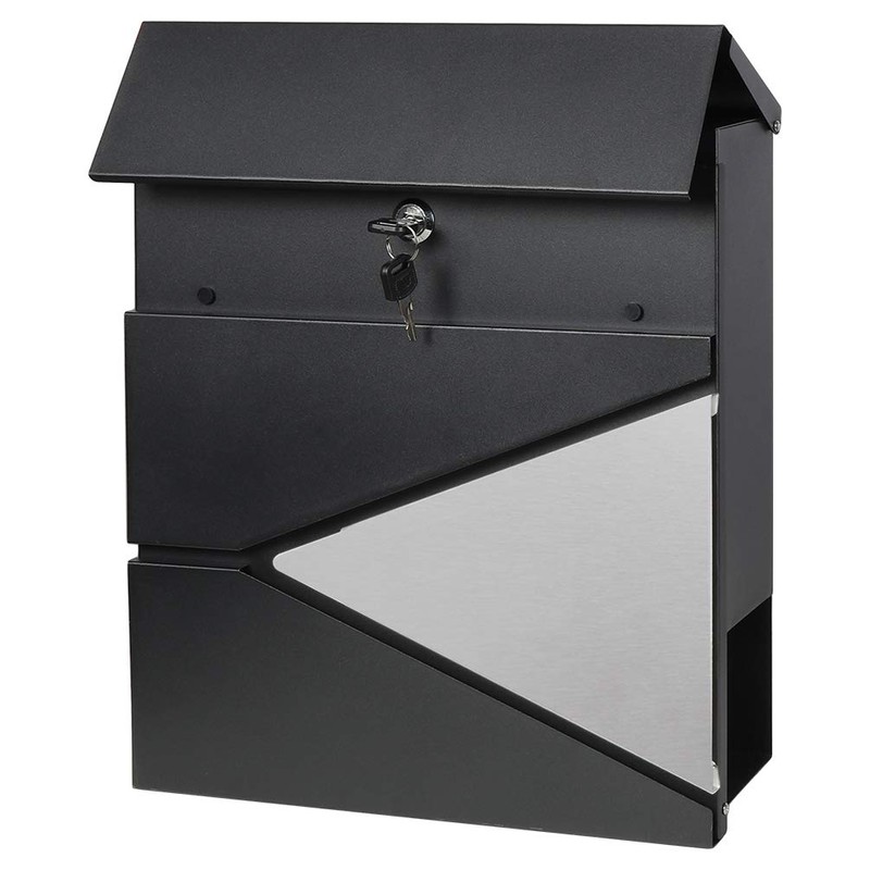 Lockable Mailboxes with Keys,Outdoor Wall Mounted Mail Box with Large