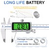 Digital Caliper Electronic Measuring Tool,Digital Vernier Caliper Inch/Millimeter/Fraction Measurement Caliper
