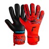 Reusch Attrakt Grip Evolution Goalkeeper Gloves, Bright Red/Future Blue/Black, Size
