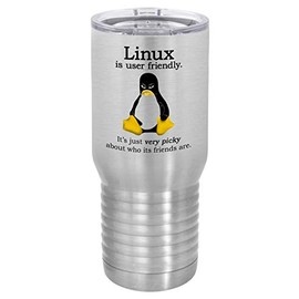 Silver Linux is User Friendly 20 Oz Polar Camel Insulated Travel Mug