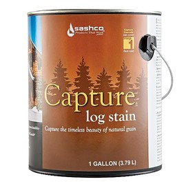 Sashco Cap-P-BP Bronze Pine Cap-P Capture Log Stain, 1 gal Can