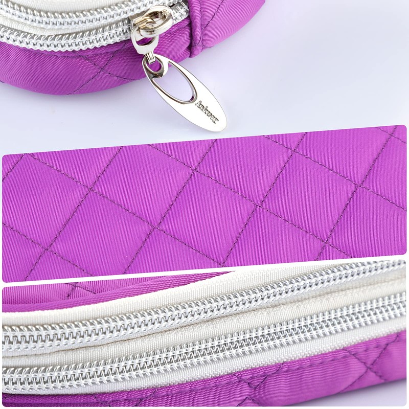 ANKUER Travel Makeup Bag for Women: Small Cosmetic Bag Organizer