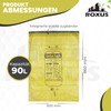 Pack of 65 Yellow Bags, Yellow Bin Bags, Recycling Bin
