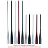 VMS Racing 9 inch SPIKE ANTENNA in RED Billet Aluminum
