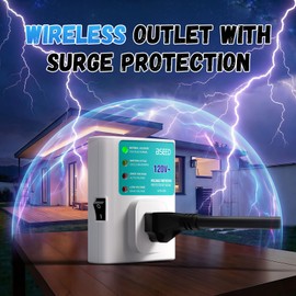 BSEED Single Outlet Surge Protector for Refrigerator, Power Surge Protector with Ground Protected Light Indicators, Adjustable Voltage Protector for Washing Machine, TV and Freezer, 15A, 120V,1 Pack