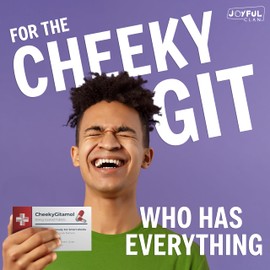 Funny Joke Pill Box, 60th Birthday Gag Gifts for Men, Funny Gifts for Women, Rude Boyfriend Gifts for Him, Mystery Gifts for Girlfriend, 50th Grandad Gifts, Mens Gifts for Boyfriends, Dad (Cheeky Git)