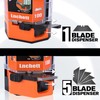 M MEEPO 100-Pack Utility Knife Blades, 5X Sharper Blackened SK-2