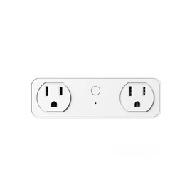 Alpha Digital eco4life WiFi Dual Smart Plug, 2 Outlet Extenders with 2 USB Charging Port, Compatible with Alexa Google Home, no Hub Required (2 Outlets,2 USB Ports), ETL Certificate,White