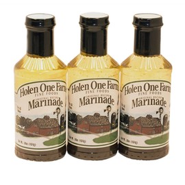 Holen One | Marinade | Original Recipe | Meat Tenderizer | Add Savory Flavor to Steak, Lamb Chops, Pork Tenderloin, Chicken, Beef Tenderloin, Turkey Thighs and More | No MSG | 16 oz Bottle | Pack of 3