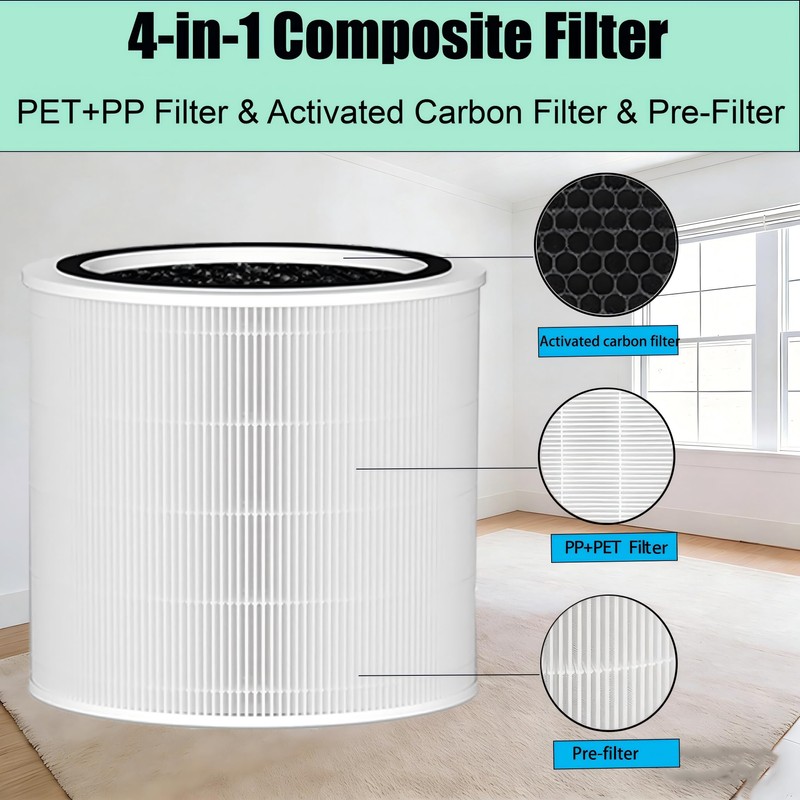 4 Pcs Filter Replace for Cobectal ZQA2000B & Oterbear ZQA2000C