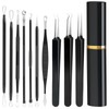 Pimple Popper Tool Kit,10 Pcs Professional Blackhead Remover Comedones Extractor