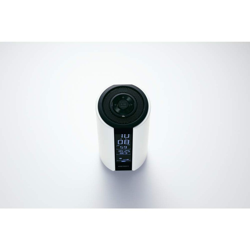Seiko Clock SS201W Alarm Clock, Multi-Sound Clock, Waterproof, Digital, White,