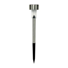 Trade One Stainless Steel Solar Garden Light, Rainbow, Silver
