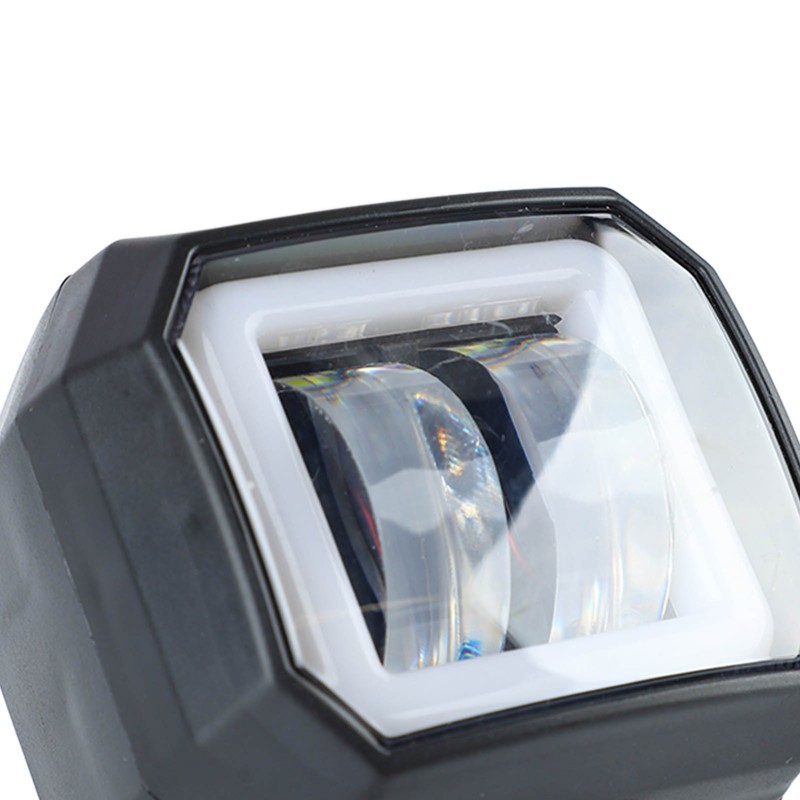 3in Motorcycle LED Headlights with Blue Aperture 20W Waterproof Bright