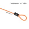 TOP-VIGOR Security Steel Cable 2.5mm x 1m Coated Security Wire