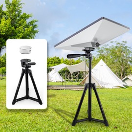 QUIDDITY Starlink Mini Tripod Mount with Adjustable Height and Tilt for Enhanced Signal, Satellite Pole Mounting Kit with Pipe Adapter, Compatible with Starlink Mini Dish
