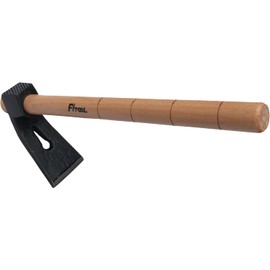 Forged Woodworking Hammer, Woodcarving Straight Adze, Axe with Claw Hammer, Adze Hammer 1.7LB