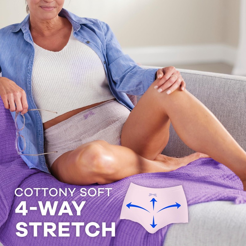 Always Discreet Adult Incontinence Underwear for Women and Postpartum Underwear,