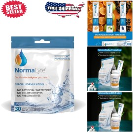 Convenient Oral Rehydration Salts - 30 Pre-Measured Sachets for Travel & Fitness