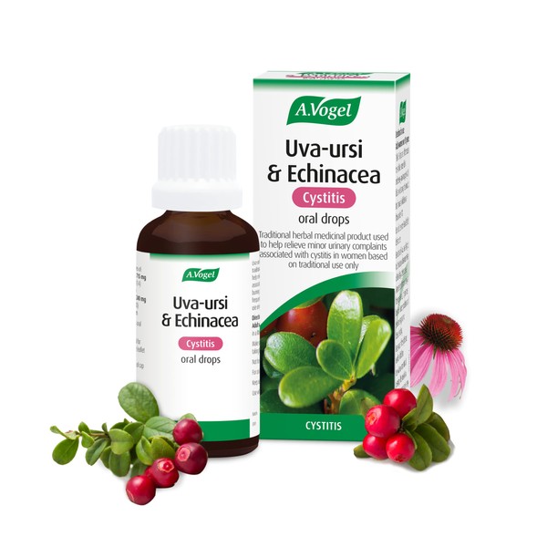 A.Vogel Uva-ursi & Echinacea Cystitis Oral Drops | Cystitis Treatment for Women | Relieves Minor Urinary Complaints Associated with Cystitis | 50ml