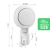 ilikable Bathroom Suction Hook 4 Packs, Detachable and Reusable Door