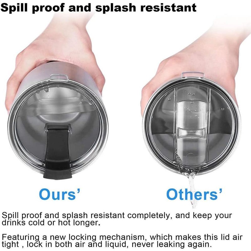 Gteller Replacement Lid for 20 oz 32 oz Tumbler Splashproof