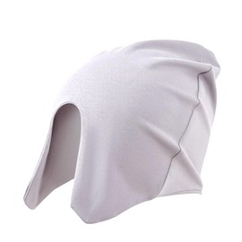 Haberry Sleeping Hat, Night Cap, Eye Mask, Sleeping Hat, Hair Care, Sleep Hat, Sleep Safe, gray (light gray), Free size